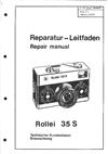 Rollei 35 S manual. Camera Instructions.